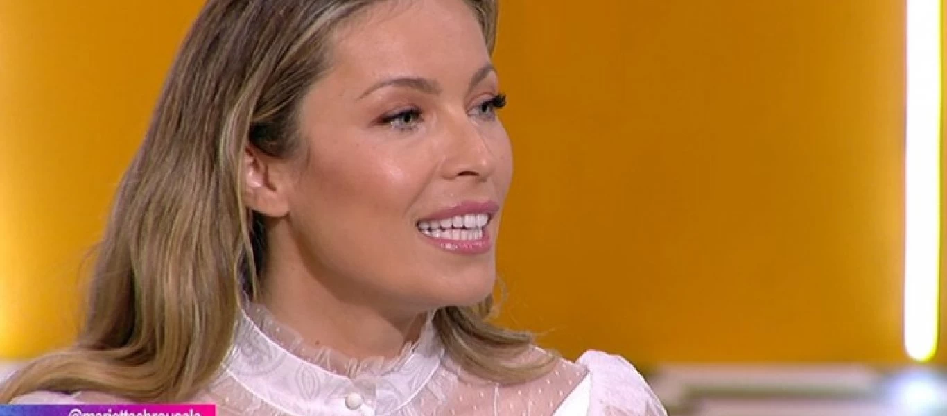 Μαριέττα Χρουσαλά: Βραδινή έξοδος στα νότια προάστια (φωτο)